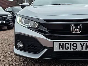 Used 2019 Honda Civic Sr Lunar Silver Metallic - Interior and Exterior details 4