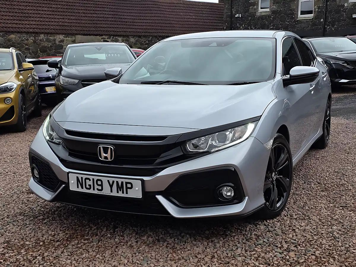 Used 2019 Honda Civic Sr Lunar Silver Metallic - Interior and Exterior details 5