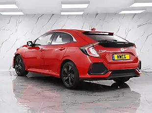 Used 2019 Honda Civic Sr Red - Interior and Exterior details 4
