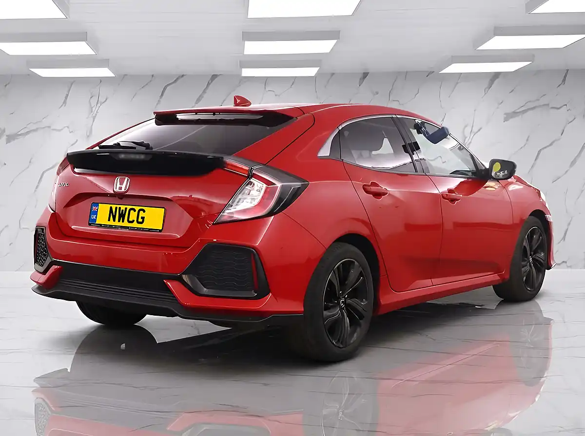 Used 2019 Honda Civic Sr Red - Interior and Exterior details 6