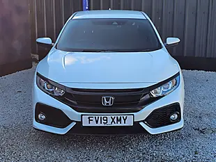 Used 2019 Honda Civic Sr White - Interior and Exterior details 2