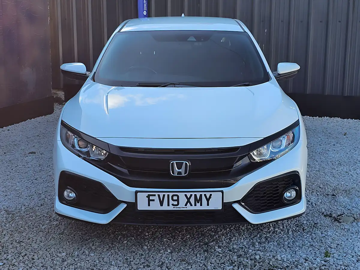 Used 2019 Honda Civic Sr White - Interior and Exterior details 2