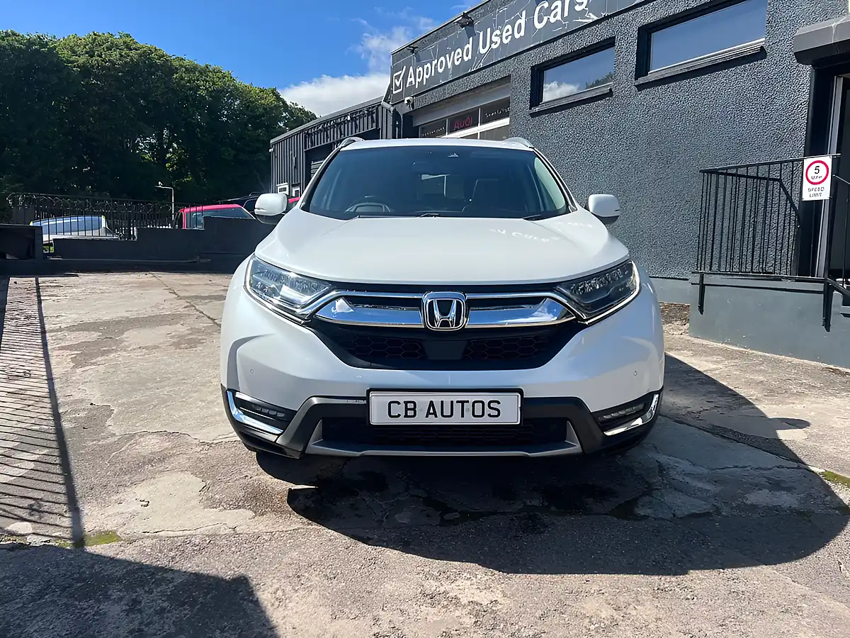 Used 2019 Honda Cr-V Ex White - Interior and Exterior details 2