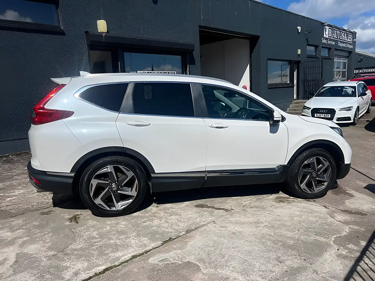 Used 2019 Honda Cr-V Ex White - Interior and Exterior details 3