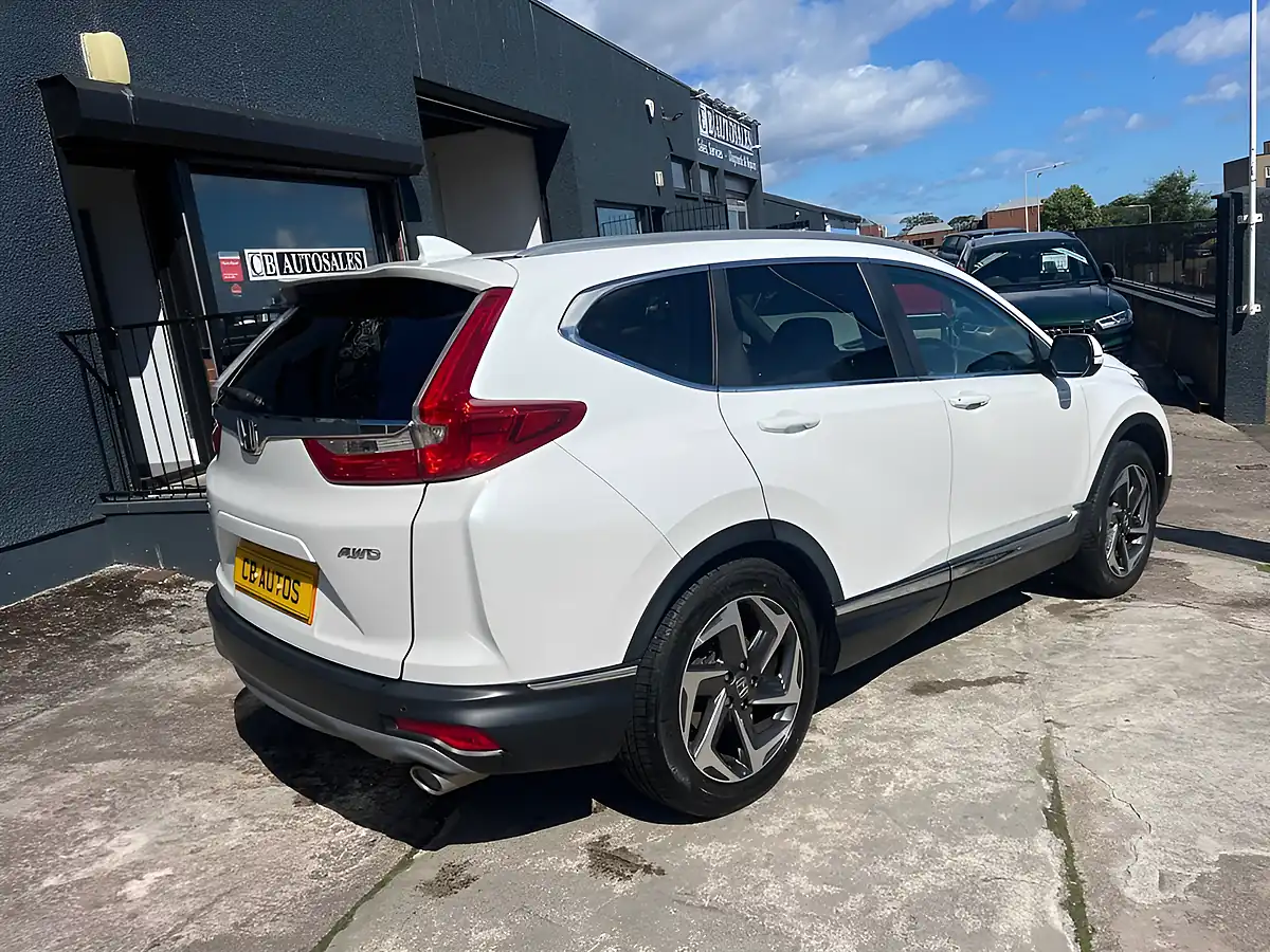 Used 2019 Honda Cr-V Ex White - Interior and Exterior details 4