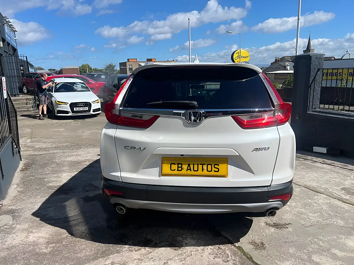 Used 2019 Honda Cr-V Ex White - Interior and Exterior details 5