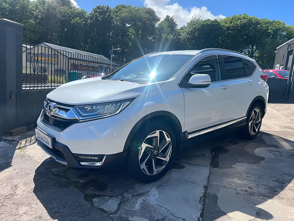 Used 2019 Honda Cr-V Ex White - Interior and Exterior details 8