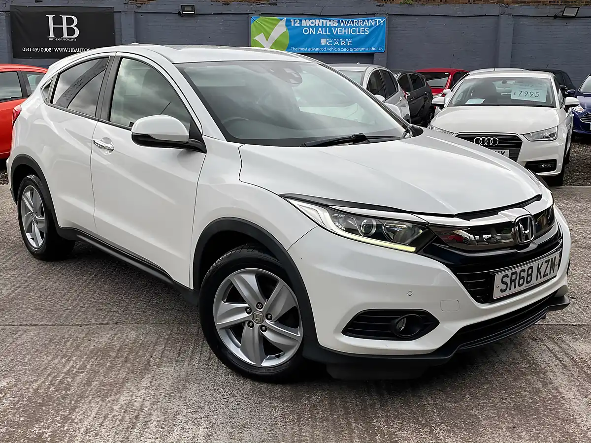Used 2019 Honda Hr-V Se White - Front View