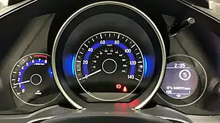 Used 2019 Honda Jazz Se Blue - Interior and Exterior details 12
