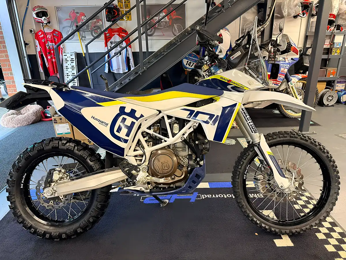 Used 2019 Husqvarna 701 Enduro Rally Raid - Front View