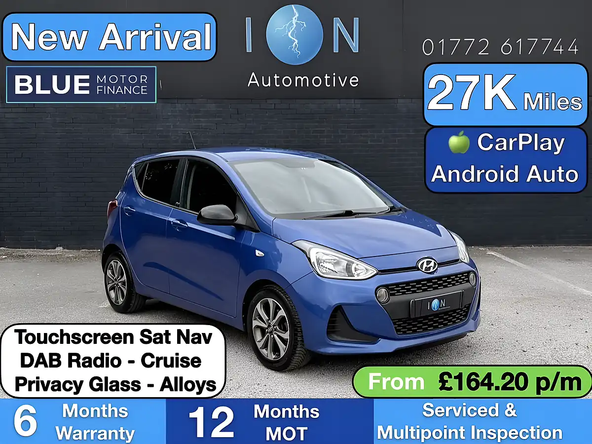 Used 2019 Hyundai I10 Play Champion Blue Pearl - Front View