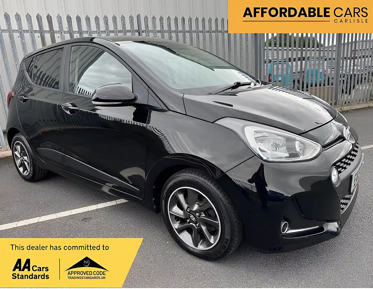 Used 2019 Hyundai I10 Premium Black - Front View