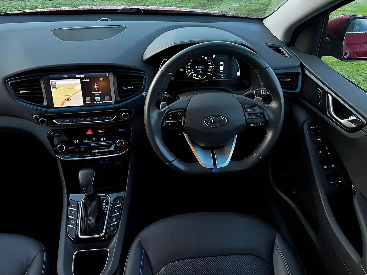 Used 2019 Hyundai Ioniq Premium Se Red - Interior and Exterior details 13