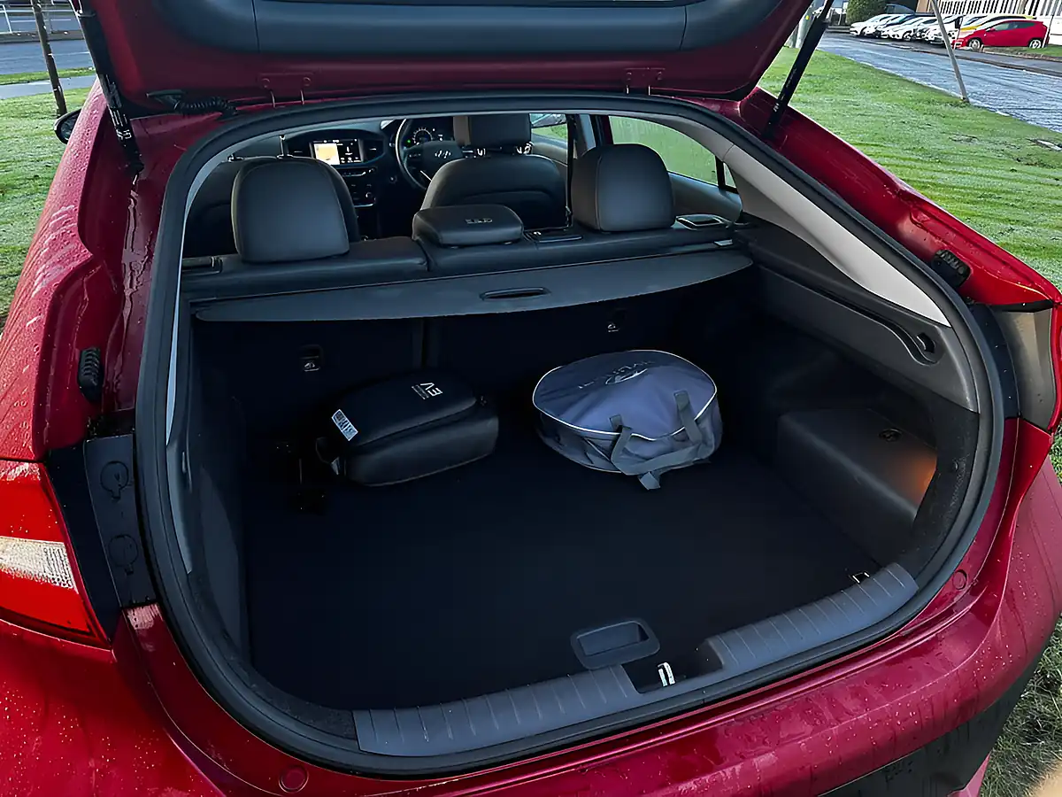 Used 2019 Hyundai Ioniq Premium Se Red - Interior and Exterior details 15
