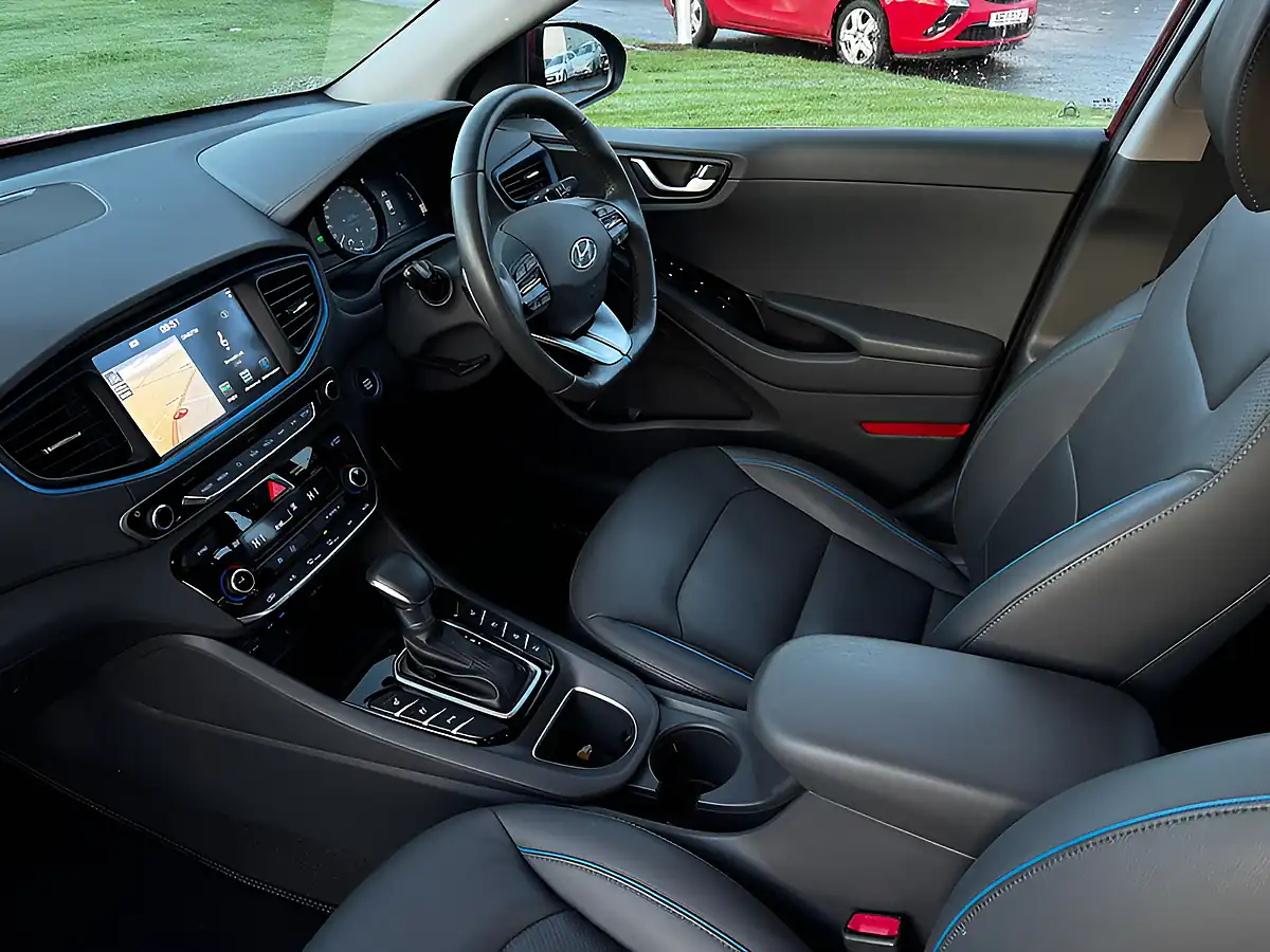 Used 2019 Hyundai Ioniq Premium Se Red - Interior and Exterior details 17