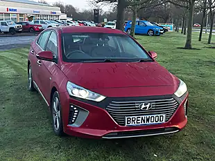Used 2019 Hyundai Ioniq Premium Se Red - Interior and Exterior details 2