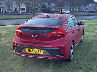 Used 2019 Hyundai Ioniq Premium Se Red - Interior and Exterior details 6