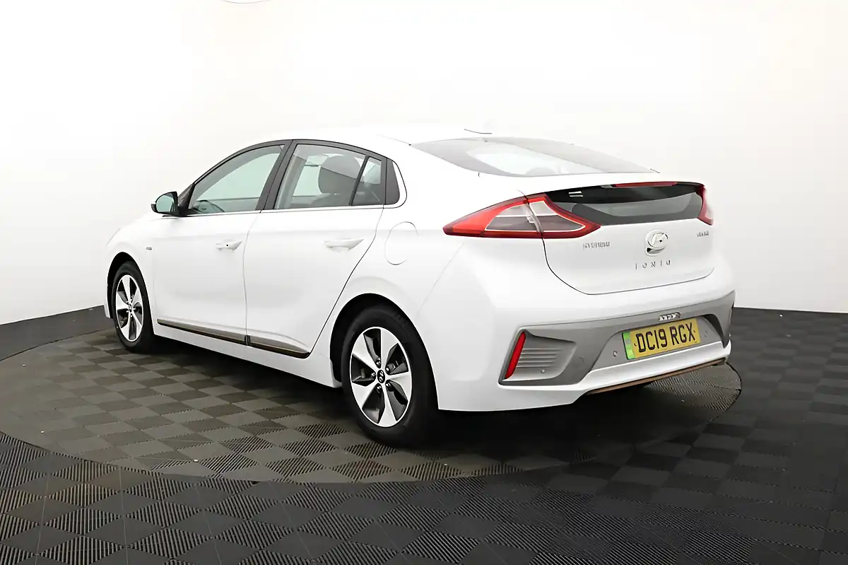 Used 2019 Hyundai Ioniq Premium Se White - Interior and Exterior details 6