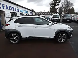 Used 2019 Hyundai Kona Premium White - Interior and Exterior details 12