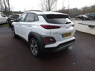 Used 2019 Hyundai Kona Premium White - Interior and Exterior details 7
