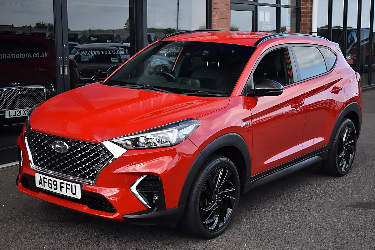 Used 2019 Hyundai Tucson N Line Engine Red - Interior and Exterior details 10