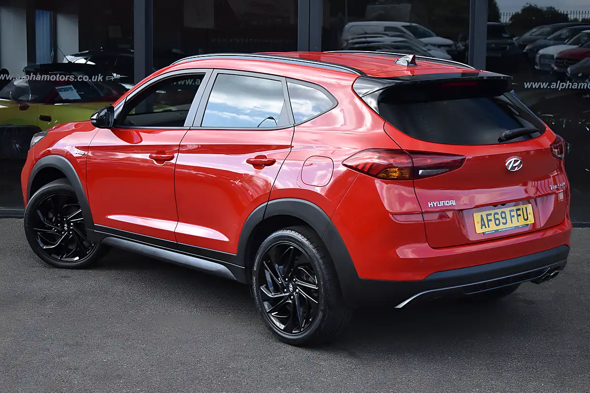 Used 2019 Hyundai Tucson N Line Engine Red - Interior and Exterior details 2