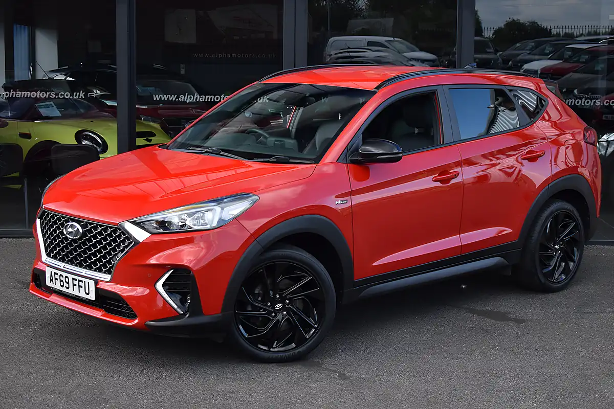 Used 2019 Hyundai Tucson N Line Engine Red - Interior and Exterior details 4