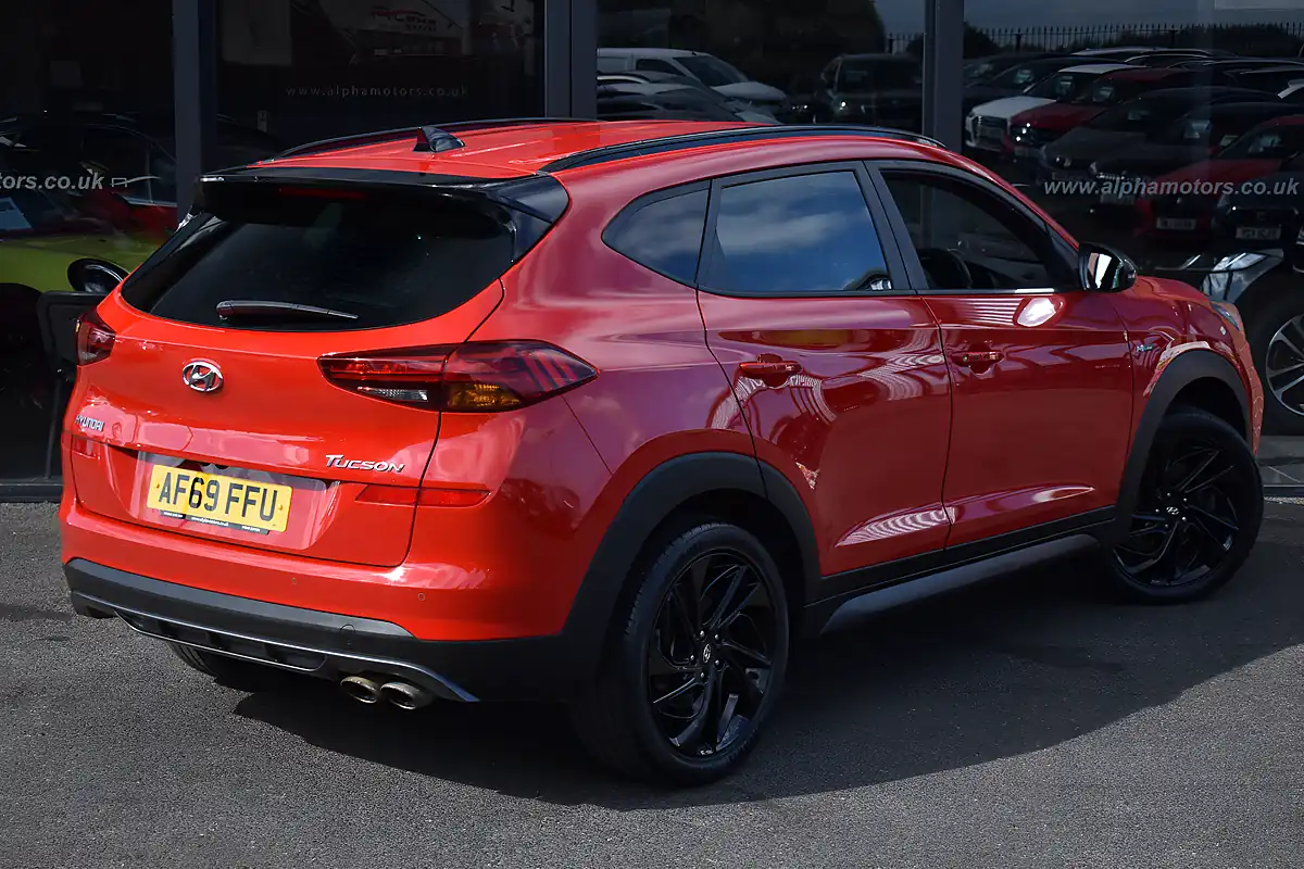 Used 2019 Hyundai Tucson N Line Engine Red - Interior and Exterior details 5