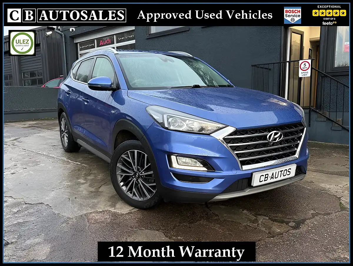 Used 2019 Hyundai Tucson Premium Blue - Front View