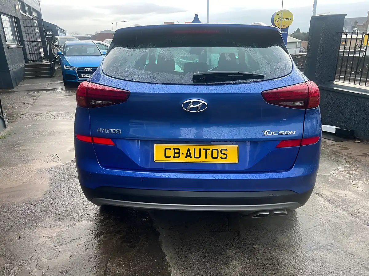 Used 2019 Hyundai Tucson Premium Blue - Interior and Exterior details 5