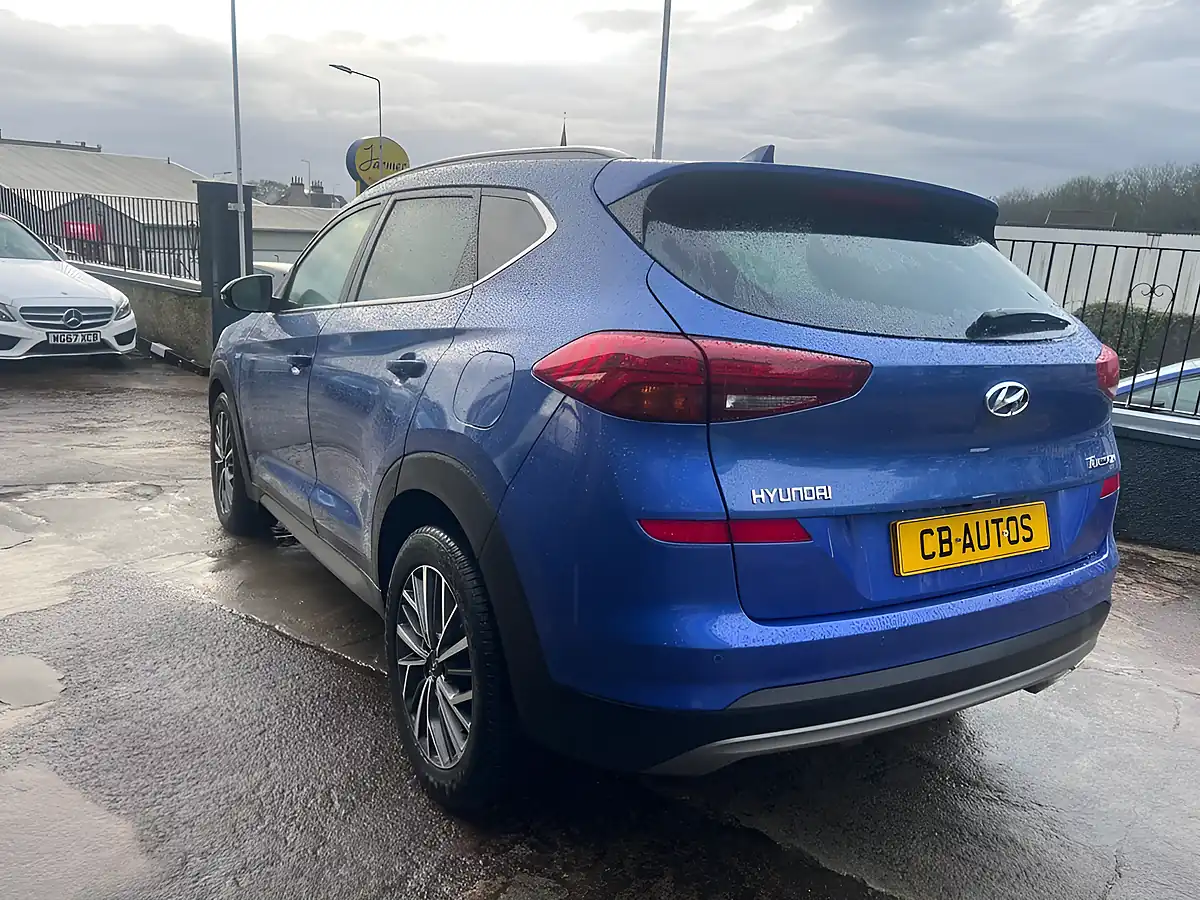 Used 2019 Hyundai Tucson Premium Blue - Interior and Exterior details 6