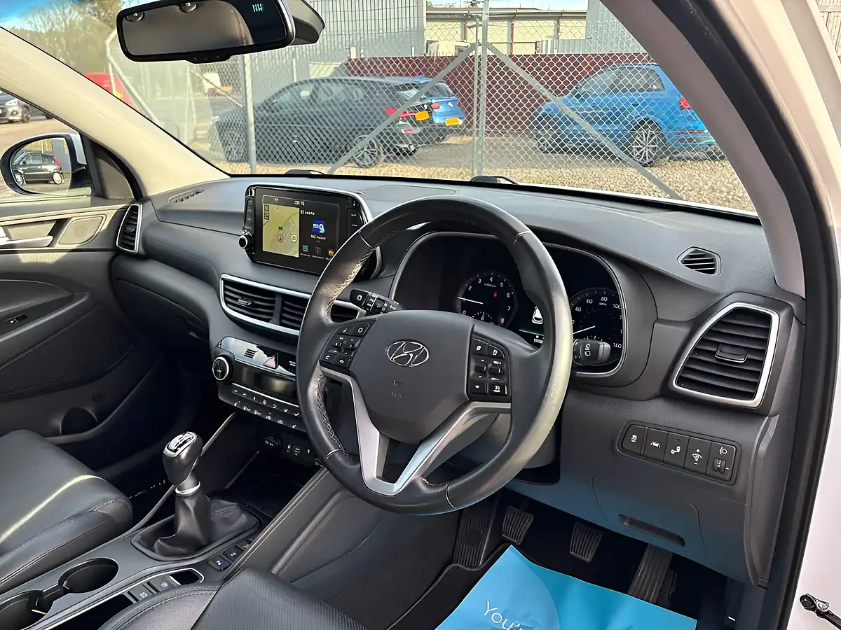 Used 2019 Hyundai Tucson Premium Polar White - Interior and Exterior details 2