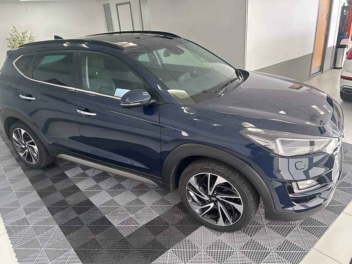 Used 2019 Hyundai Tucson Premium Se Blue - Interior and Exterior details 4