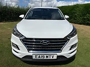 Used 2019 Hyundai Tucson Premium White - Interior and Exterior details 2