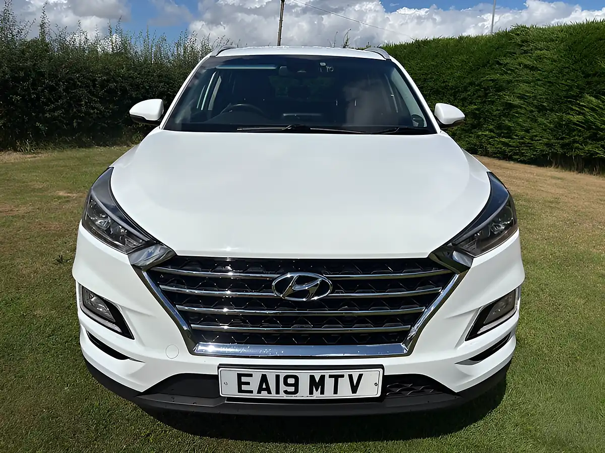 Used 2019 Hyundai Tucson Premium White - Interior and Exterior details 2