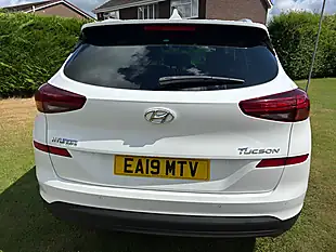 Used 2019 Hyundai Tucson Premium White - Interior and Exterior details 6