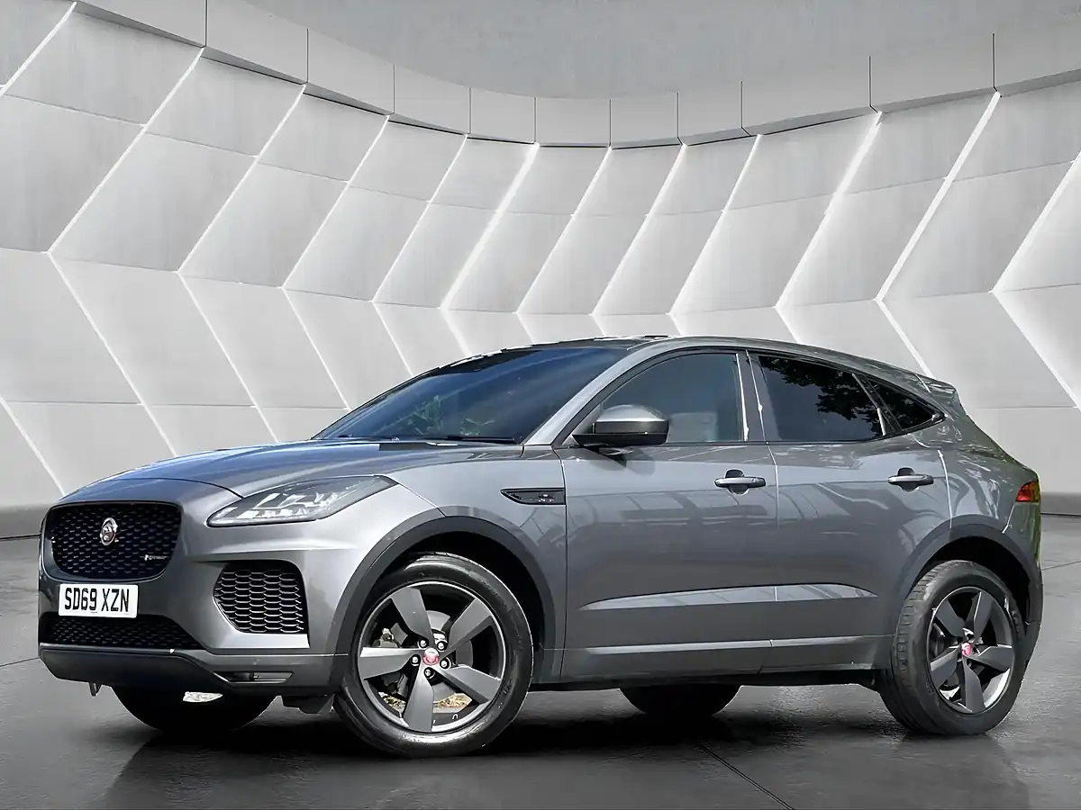 Used 2019 Jaguar E-Pace Chequered Flag Grey - Front View