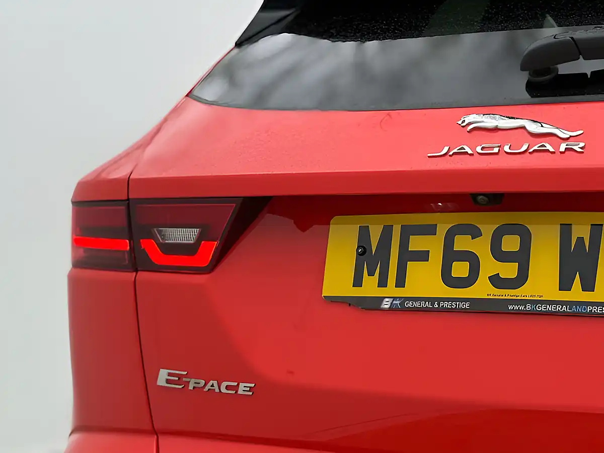 Used 2019 Jaguar E-Pace Chequered Flag Photon Red - Interior and Exterior details 14