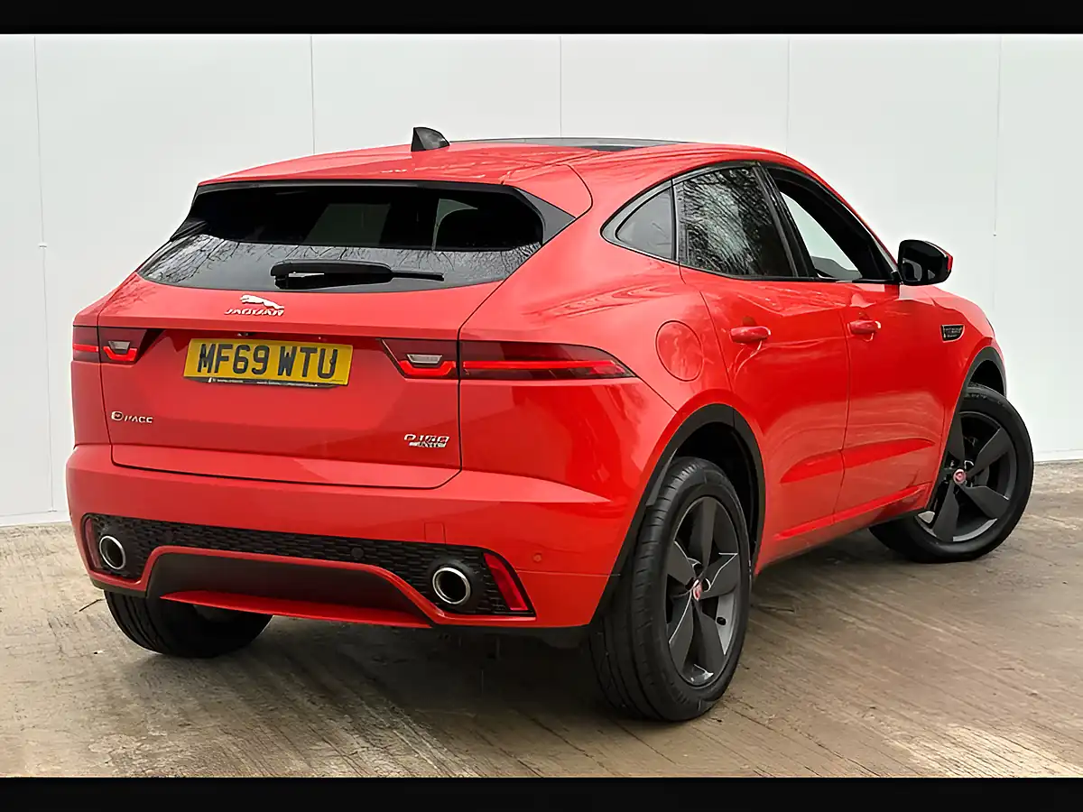 Used 2019 Jaguar E-Pace Chequered Flag Photon Red - Interior and Exterior details 2