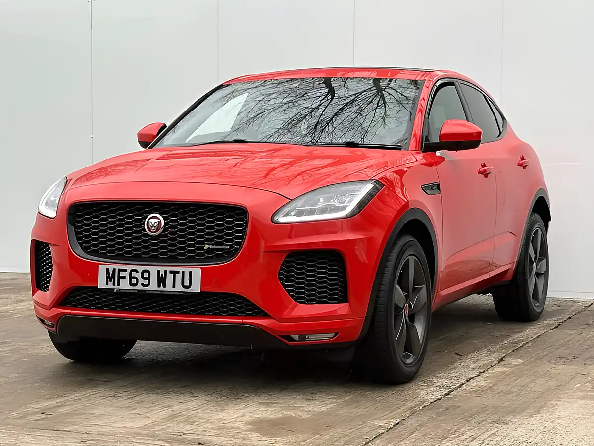 Used 2019 Jaguar E-Pace Chequered Flag Photon Red - Interior and Exterior details 3