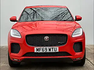 Used 2019 Jaguar E-Pace Chequered Flag Photon Red - Interior and Exterior details 4