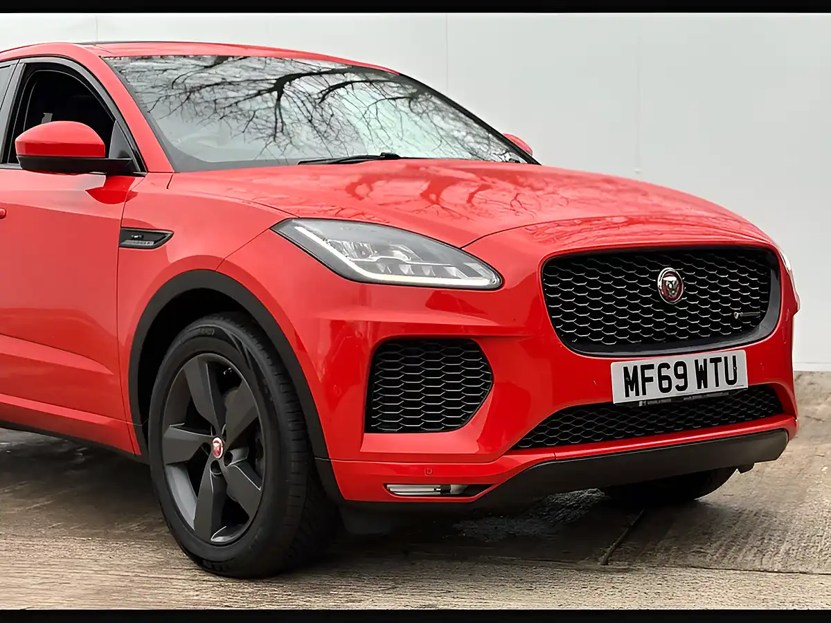 Used 2019 Jaguar E-Pace Chequered Flag Photon Red - Interior and Exterior details 7