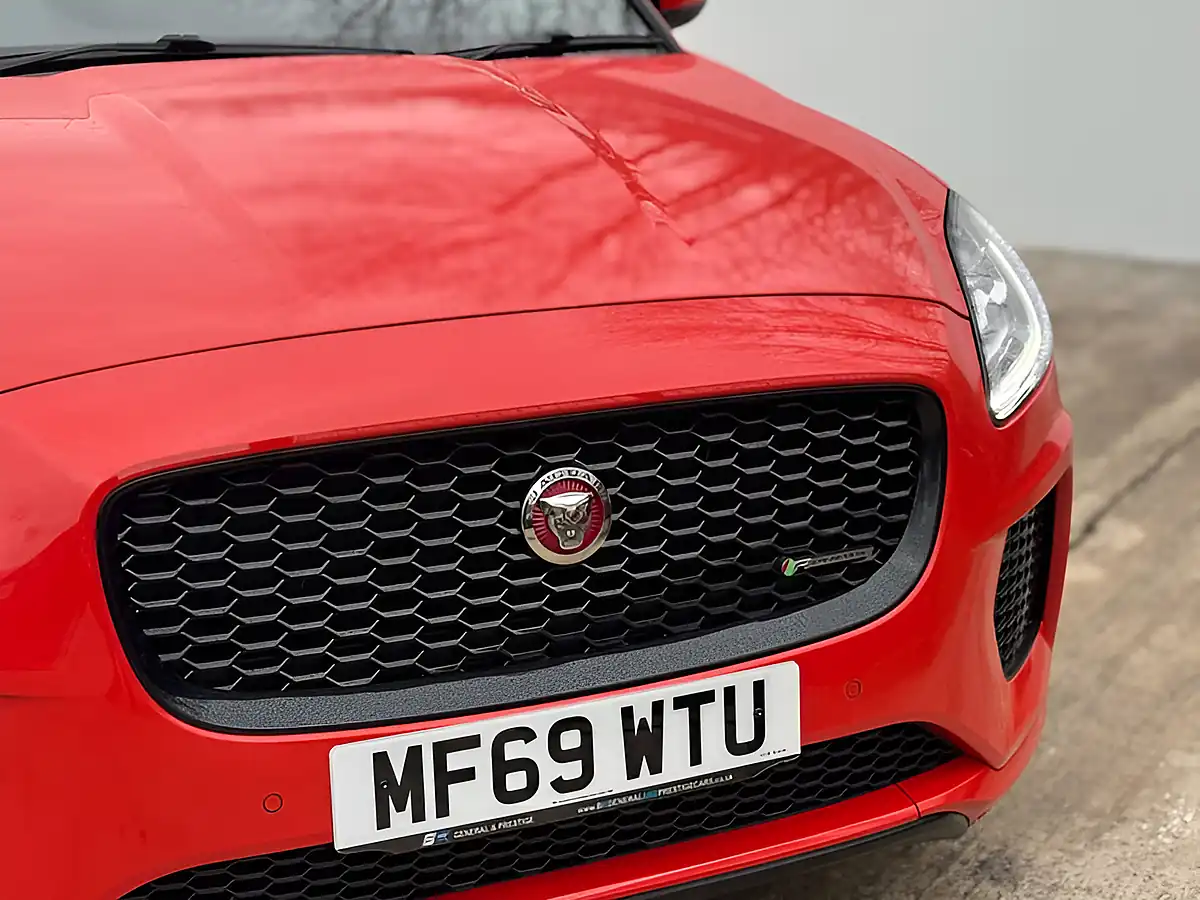 Used 2019 Jaguar E-Pace Chequered Flag Photon Red - Interior and Exterior details 8