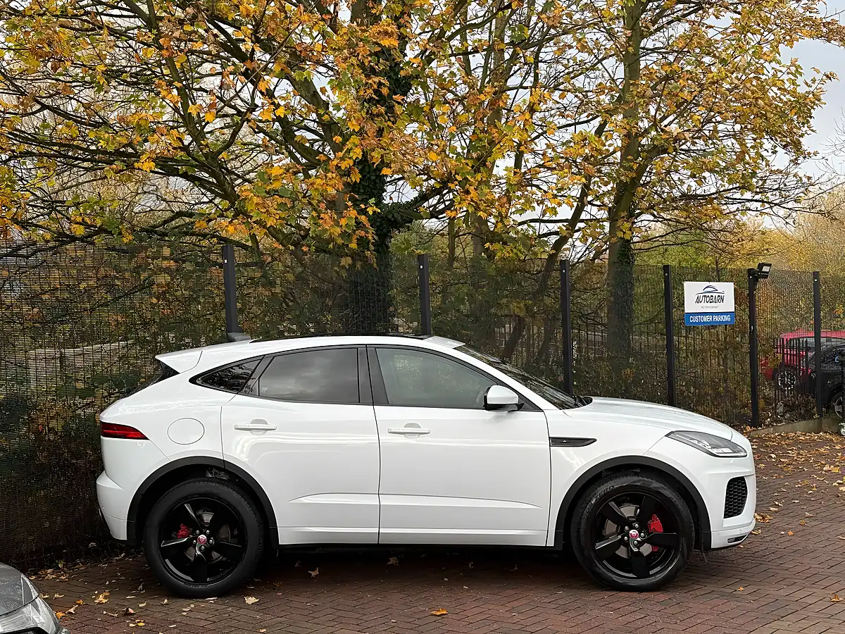 Used 2019 Jaguar E-Pace Chequered Flag White - Interior and Exterior details 10