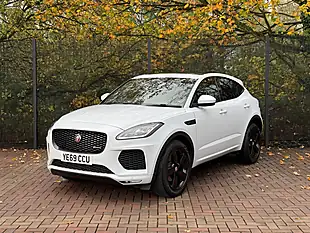Used 2019 Jaguar E-Pace Chequered Flag White - Interior and Exterior details 5
