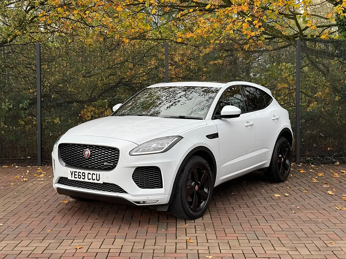 Used 2019 Jaguar E-Pace Chequered Flag White - Interior and Exterior details 5