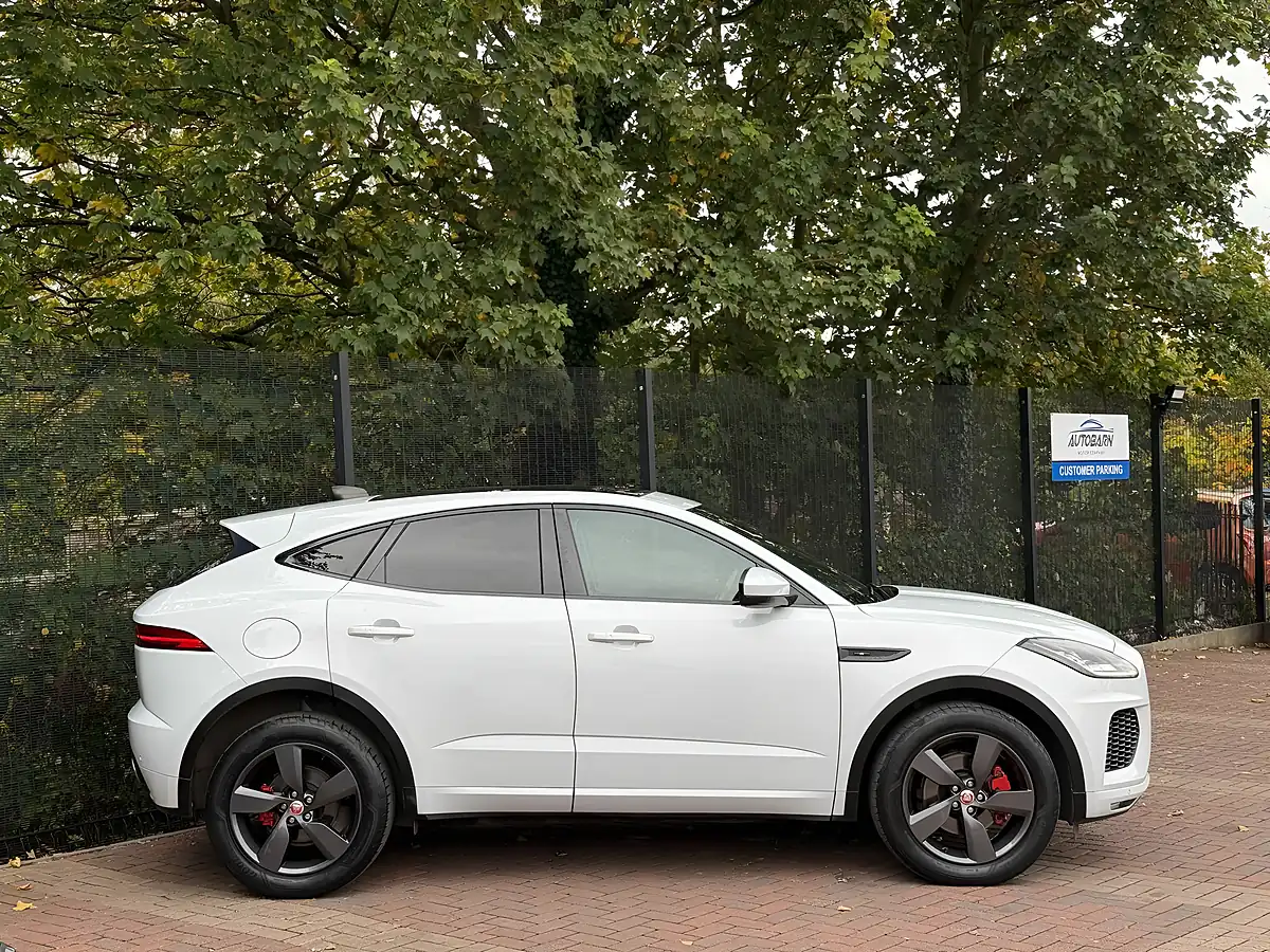 Used 2019 Jaguar E-Pace Chequered Flag White - Interior and Exterior details 10