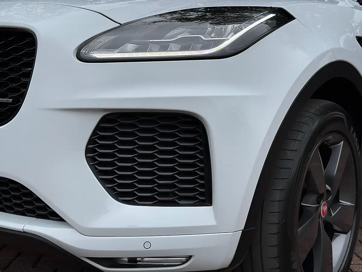 Used 2019 Jaguar E-Pace Chequered Flag White - Interior and Exterior details 12