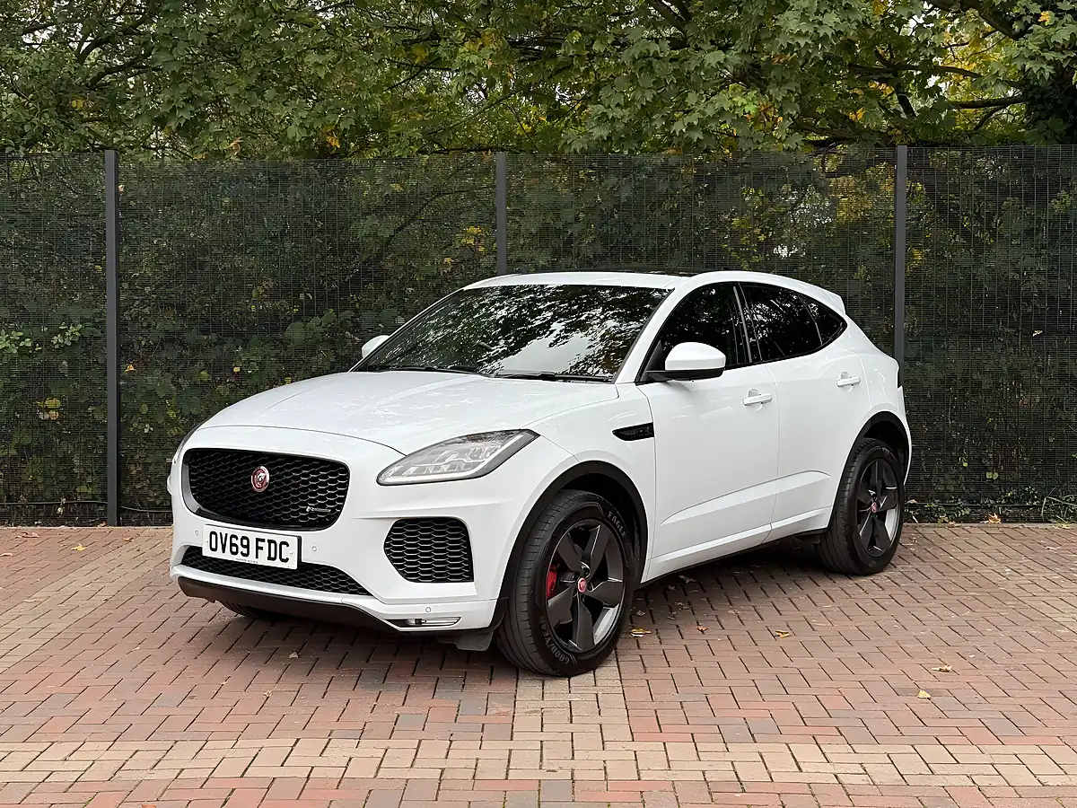 Used 2019 Jaguar E-Pace Chequered Flag White - Interior and Exterior details 5