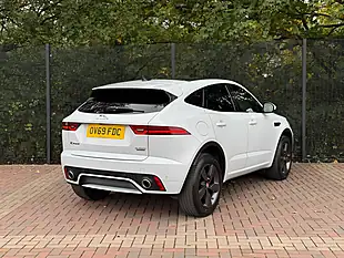 Used 2019 Jaguar E-Pace Chequered Flag White - Interior and Exterior details 9